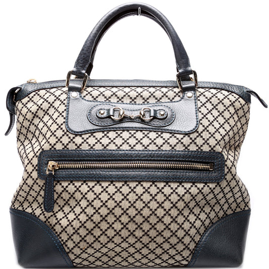 247283 Diamante Canvas Catherine Tote