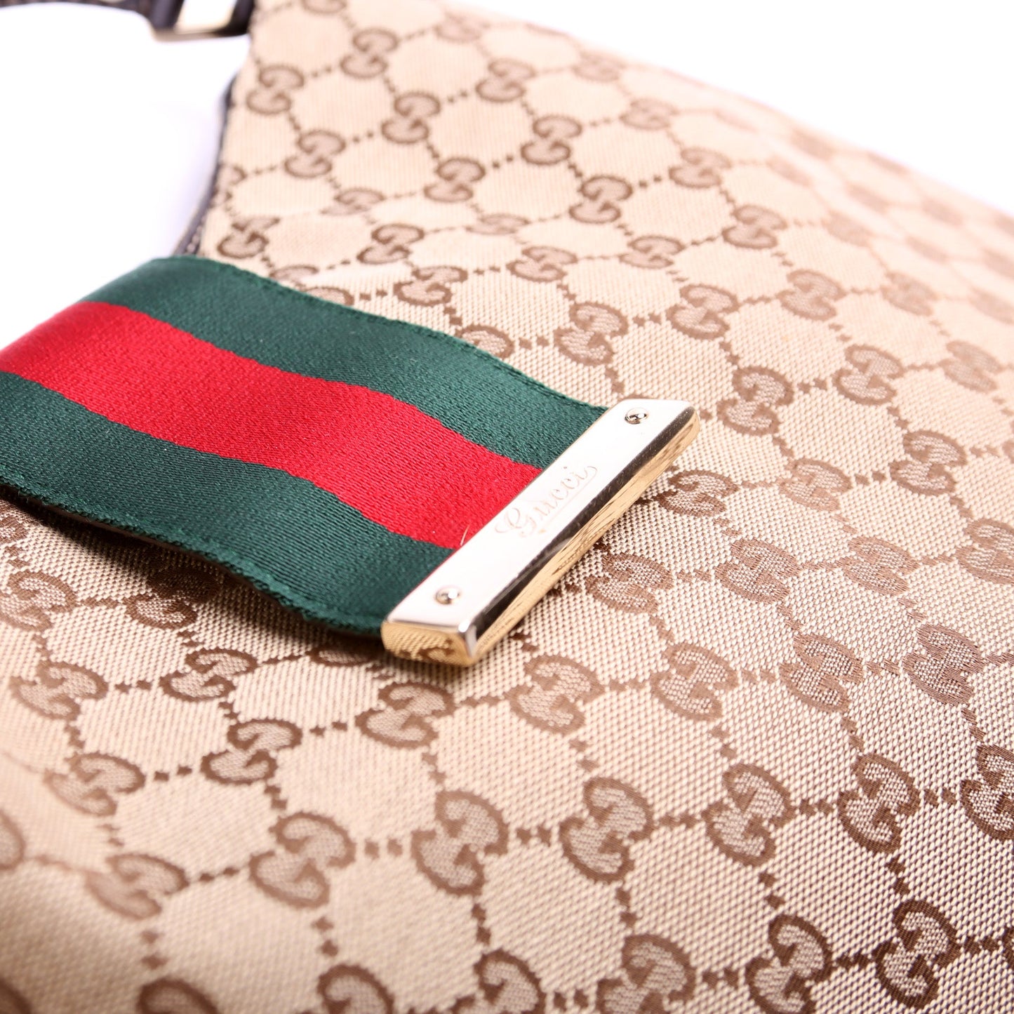 211933 GG Canvas Web Hobo