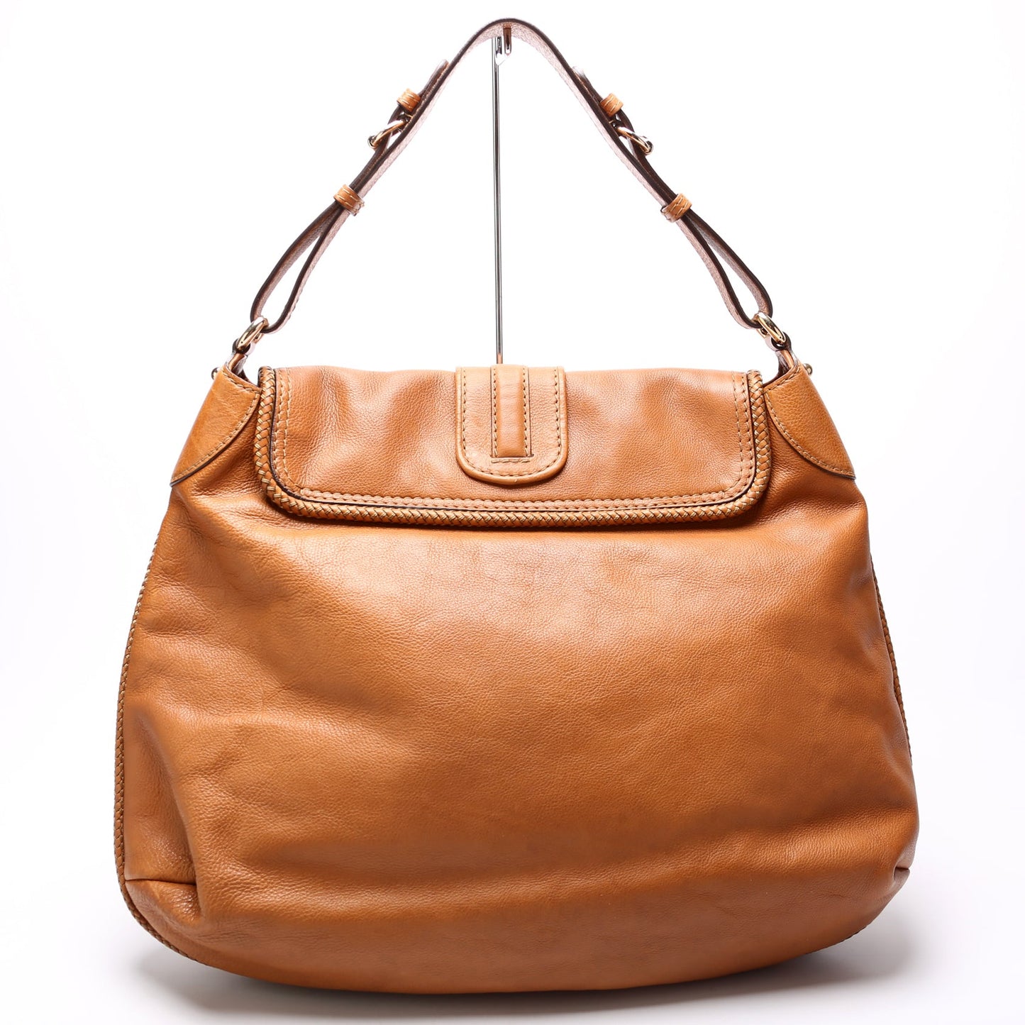 257021 Leather Marrakech Flap Hobo