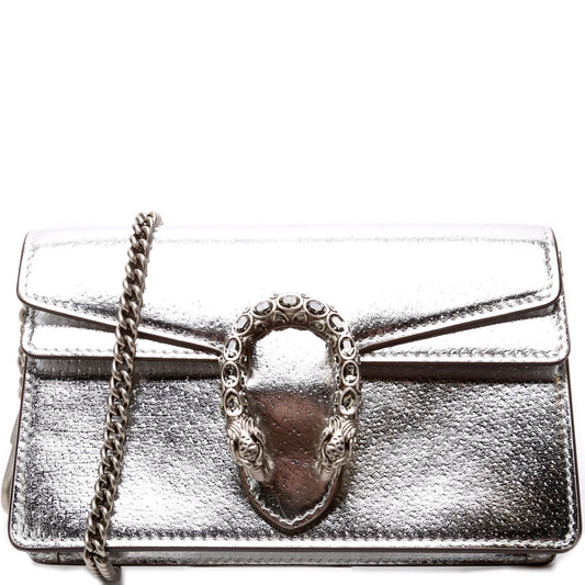 476432 Dionysus Metallic Leather Super Mini
