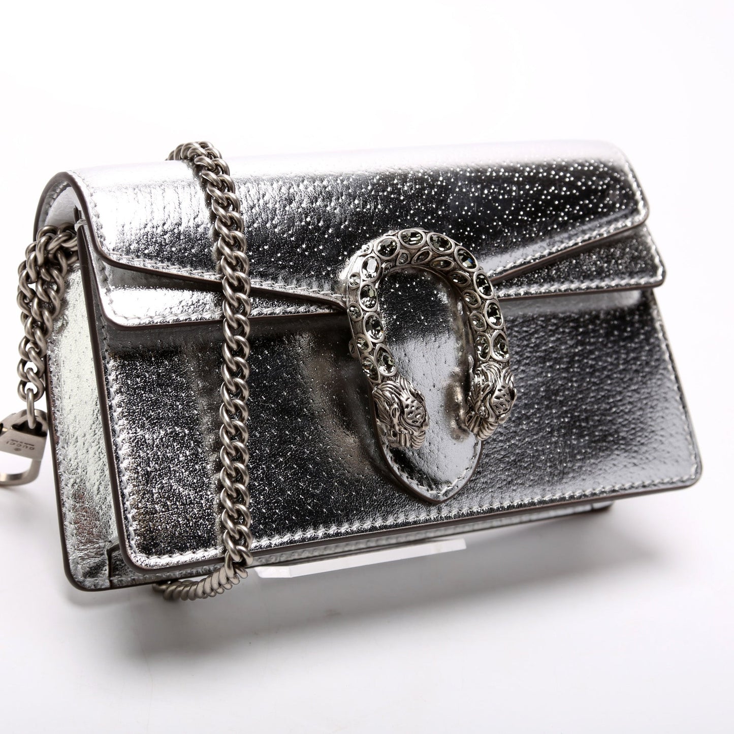 476432 Dionysus Metallic Leather Super Mini