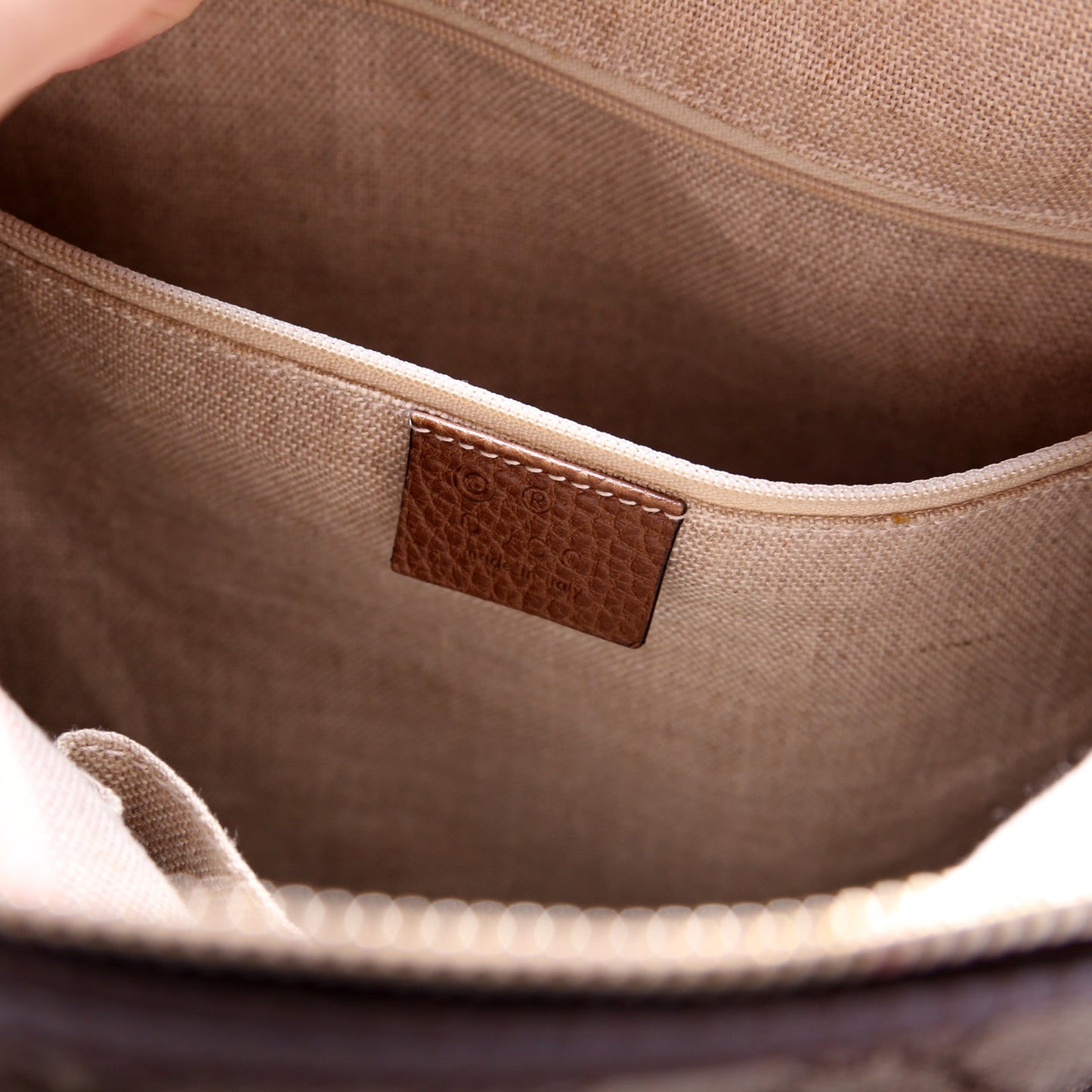 449244 GG Canvas Bree Hobo