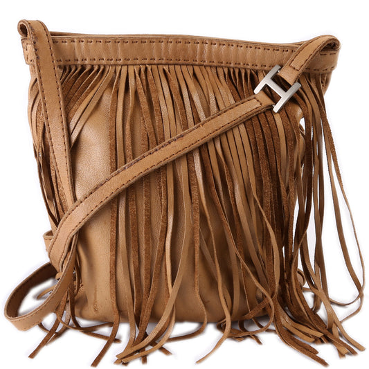 Fringe Crossbody Milo Lambskin