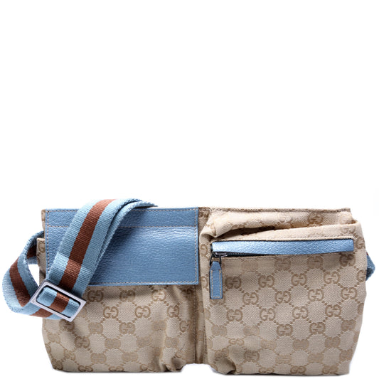 28566 GG Canvas Waist Bag