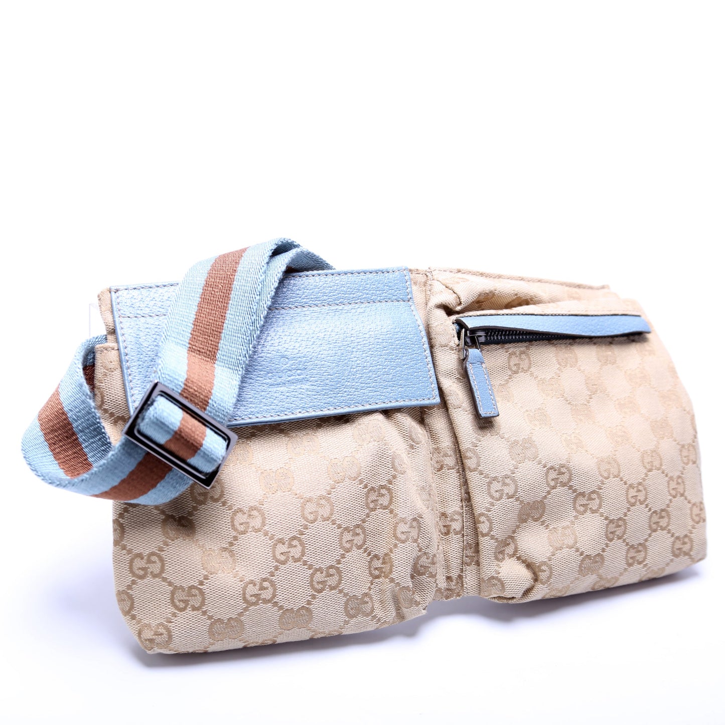 28566 GG Canvas Waist Bag
