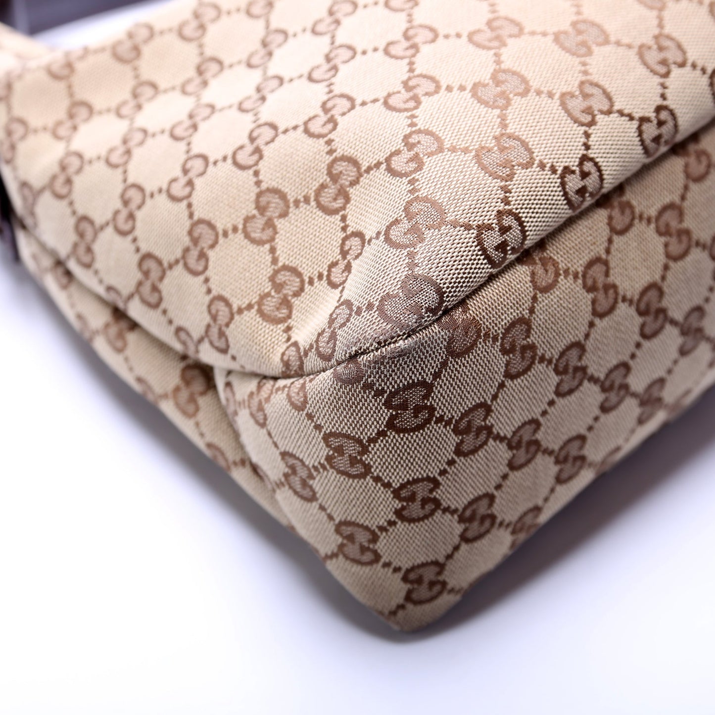 115867 Horsebit GG Canvas Hobo