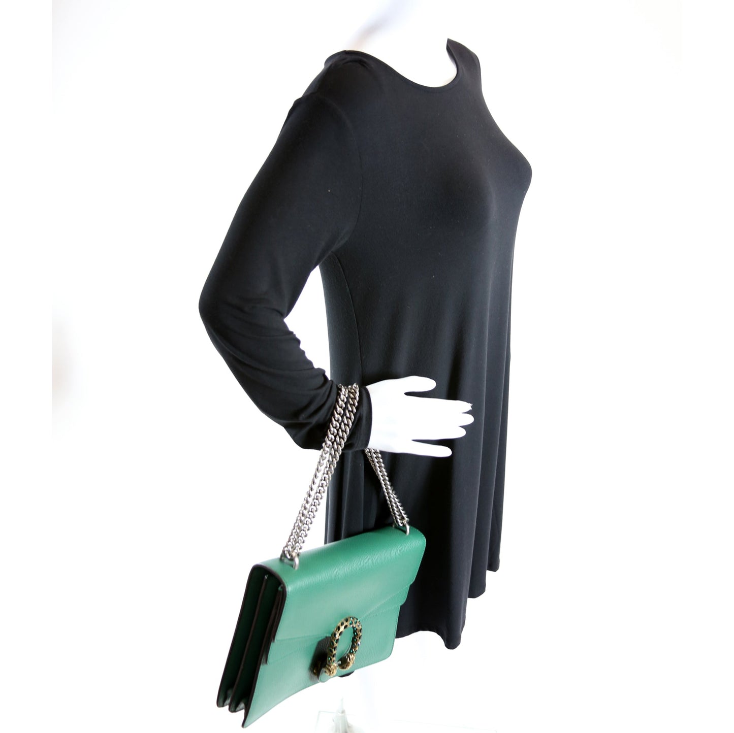 403348 Dionysus Leather Shoulder Medium