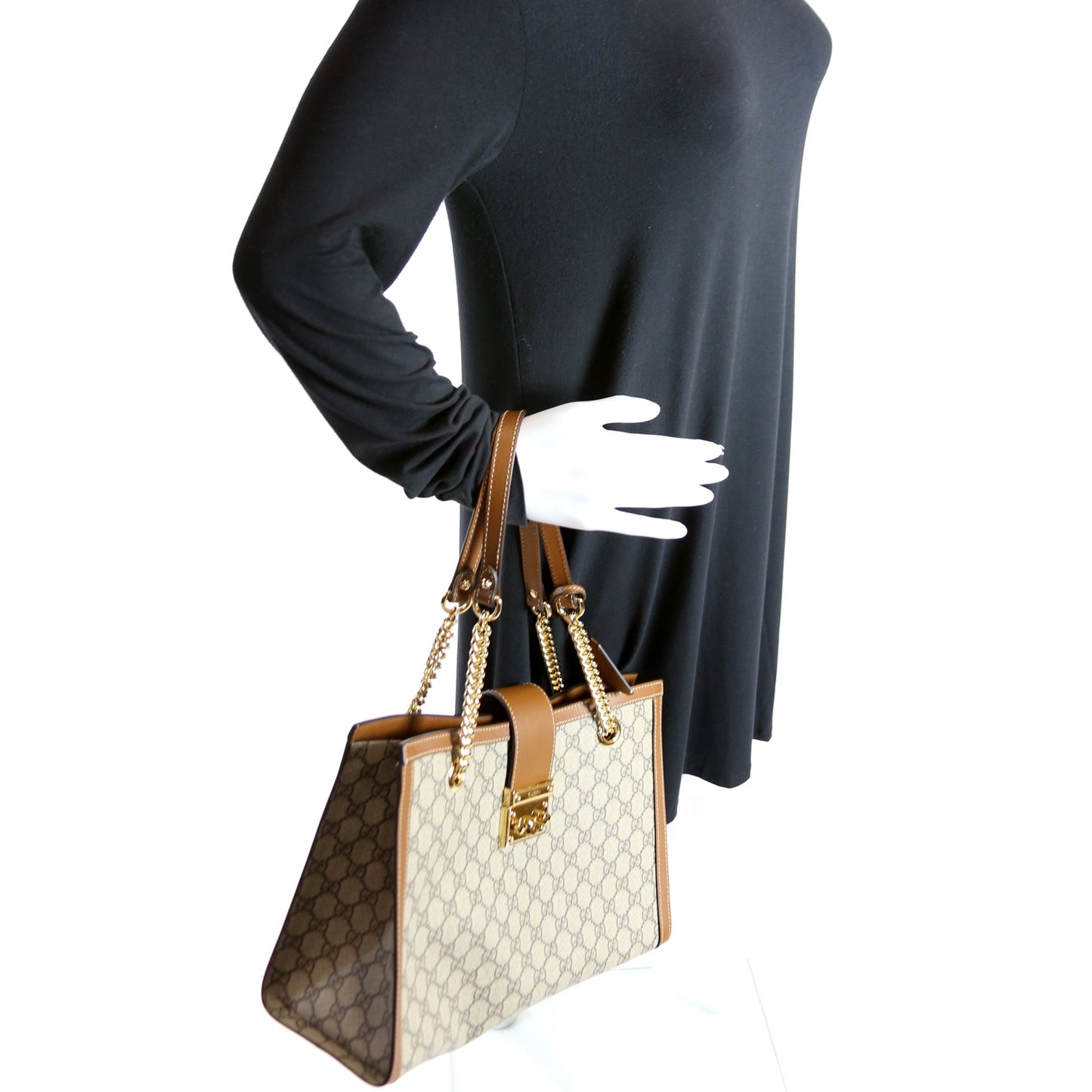 479197 Padlock GG Shoulder Medium
