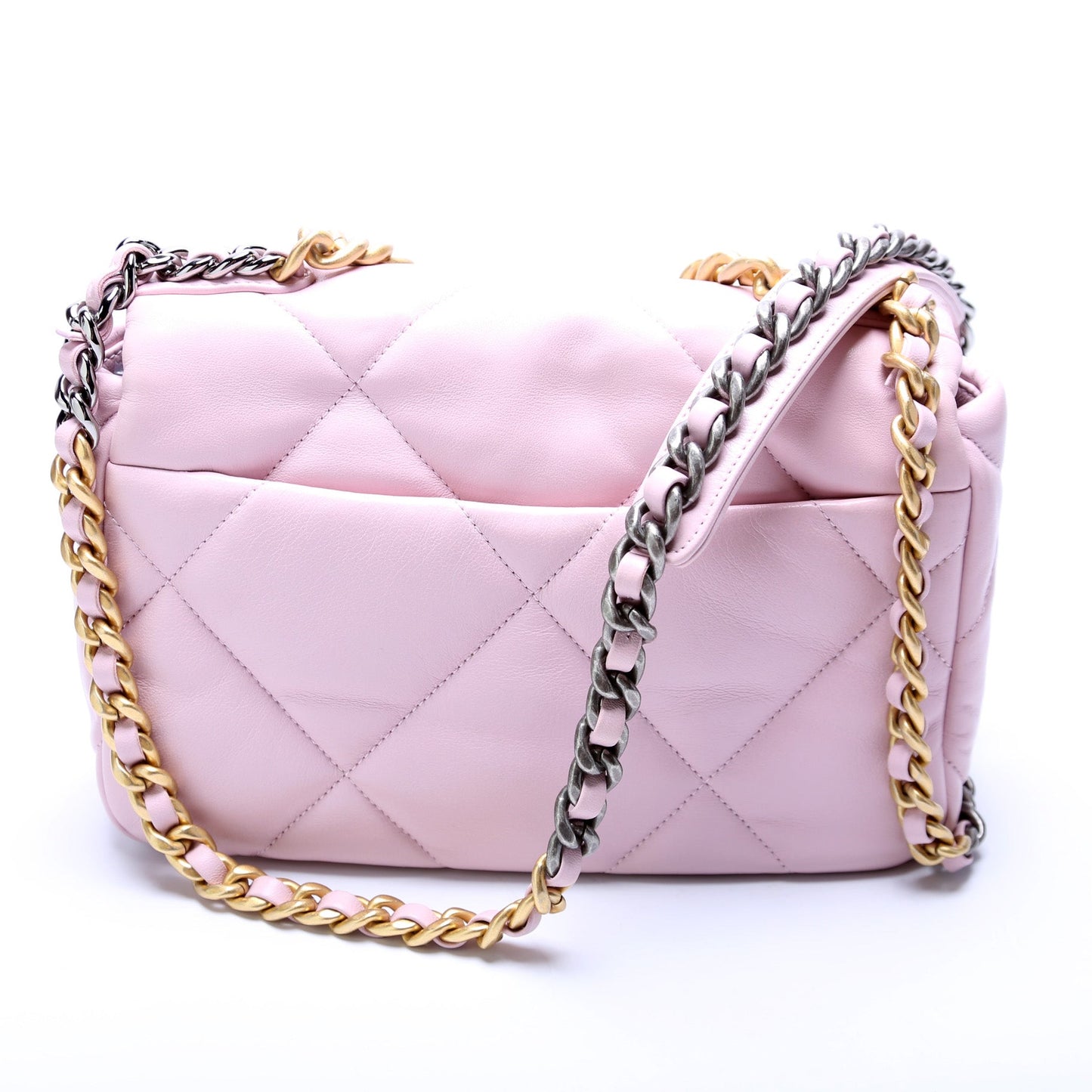 19 Medium Flap Quilted Goatskin 31M