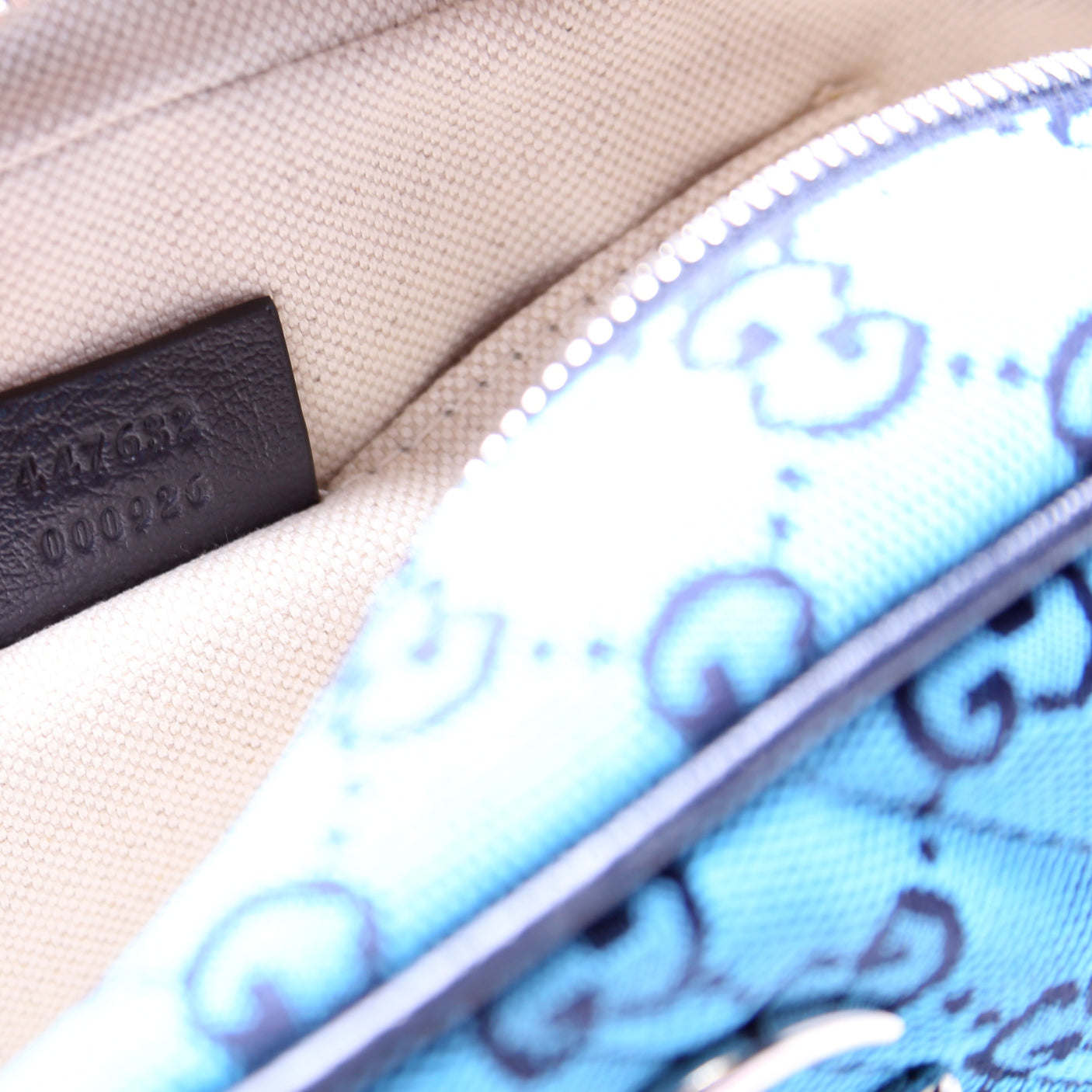 447632 Marmont Small Multicolor Canvas Camera Bag