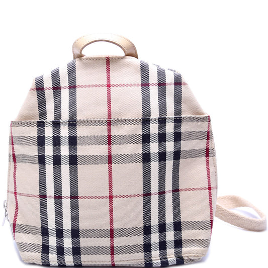 Nova Check Small Backpack