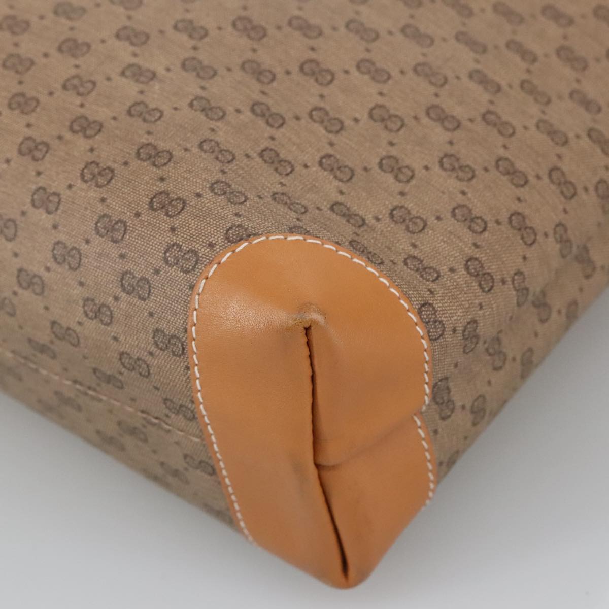 Gucci Micro Small Gg Canvas Beige Canvas Tote Bag