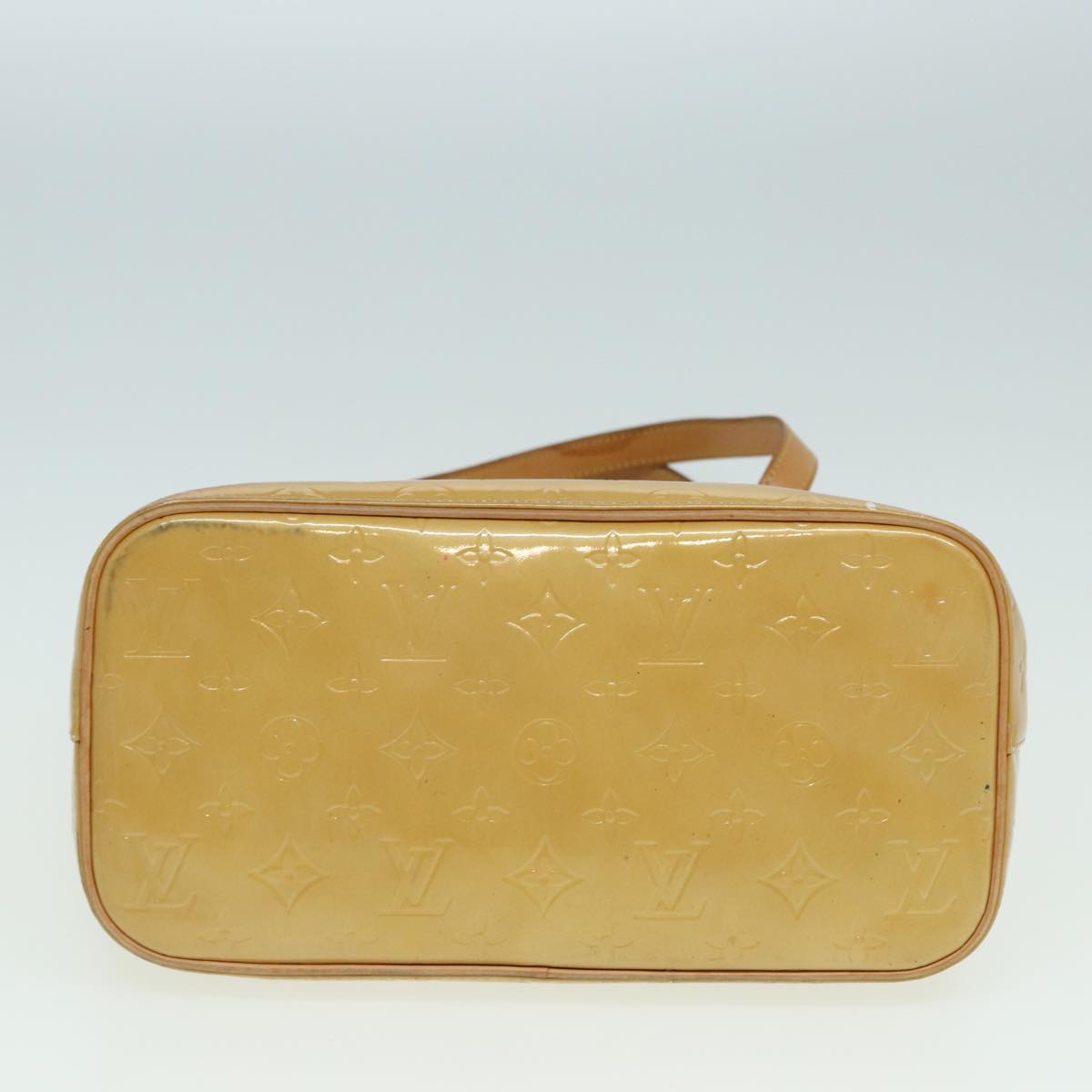Louis Vuitton Houston Beige Patent Leather Handbag