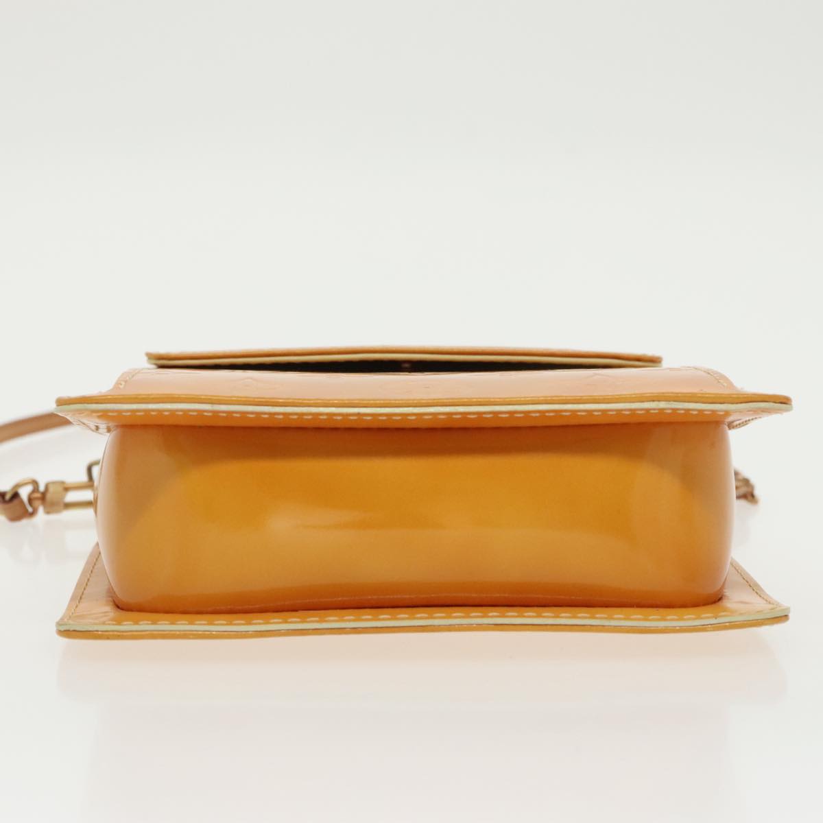 Louis Vuitton Mott Yellow Patent Leather Shoulder Bag