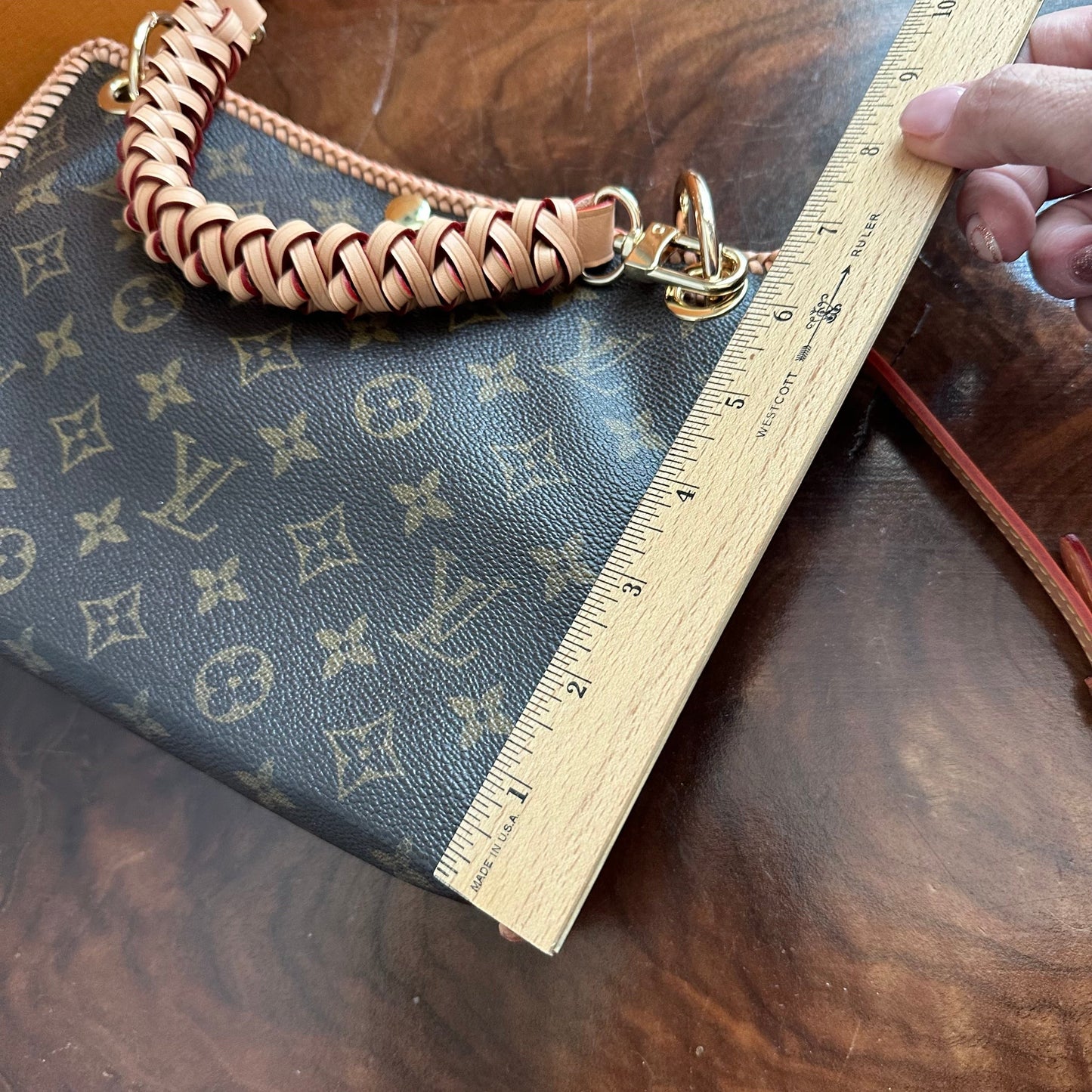 The Swan Crossbody -Orvis bags Monogram in Vachetta