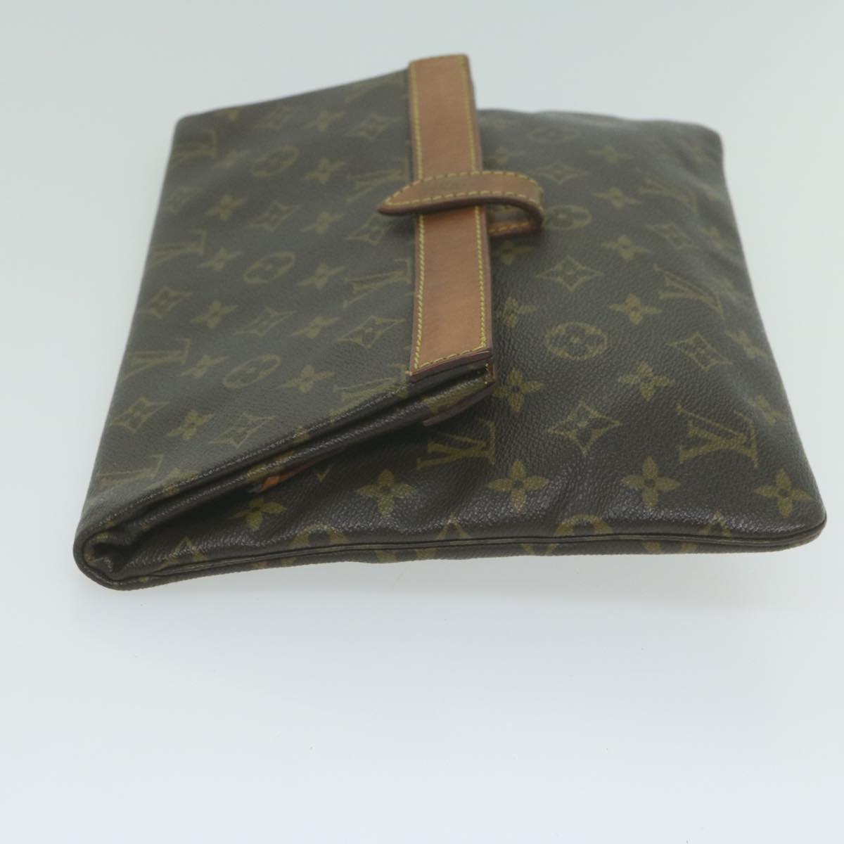 Louis Vuitton Pochette Brown Canvas Clutch Bag