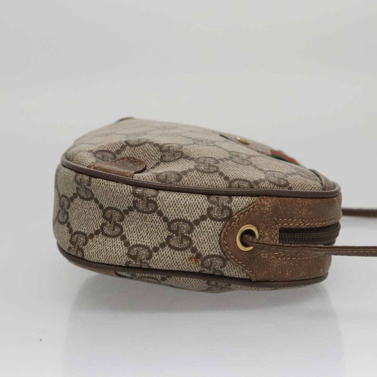 Gucci Sherry Beige Canvas Shoulder Bag
