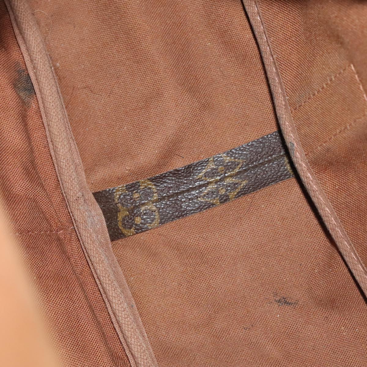 Louis Vuitton Saumur 35 Brown Canvas Shoulder Bag