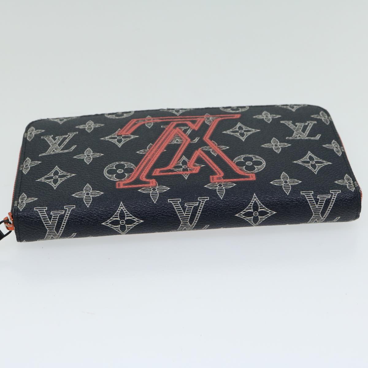 Louis Vuitton Zippy Organizer Black Canvas Wallet