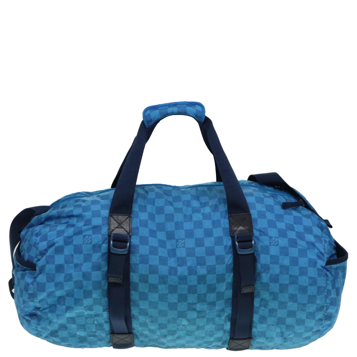 Louis Vuitton Practical Blue Canvas Travel Bag