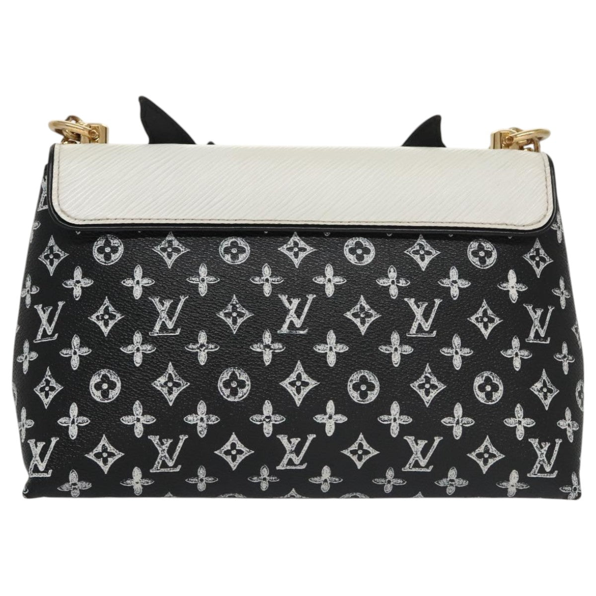 Louis Vuitton Black Canvas Shoulder Bag