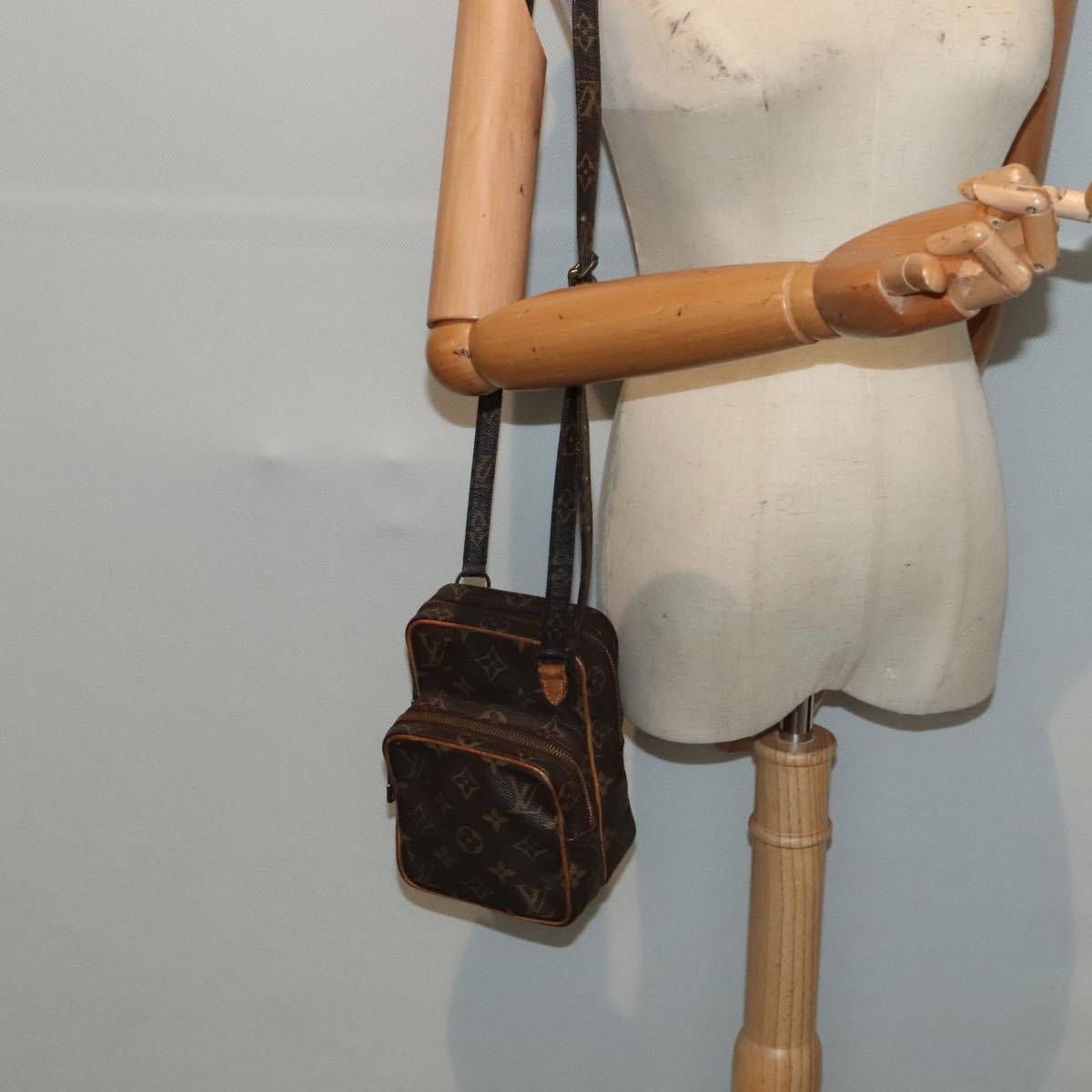 Louis Vuitton Mini Amazone Brown Canvas Shoulder Bag