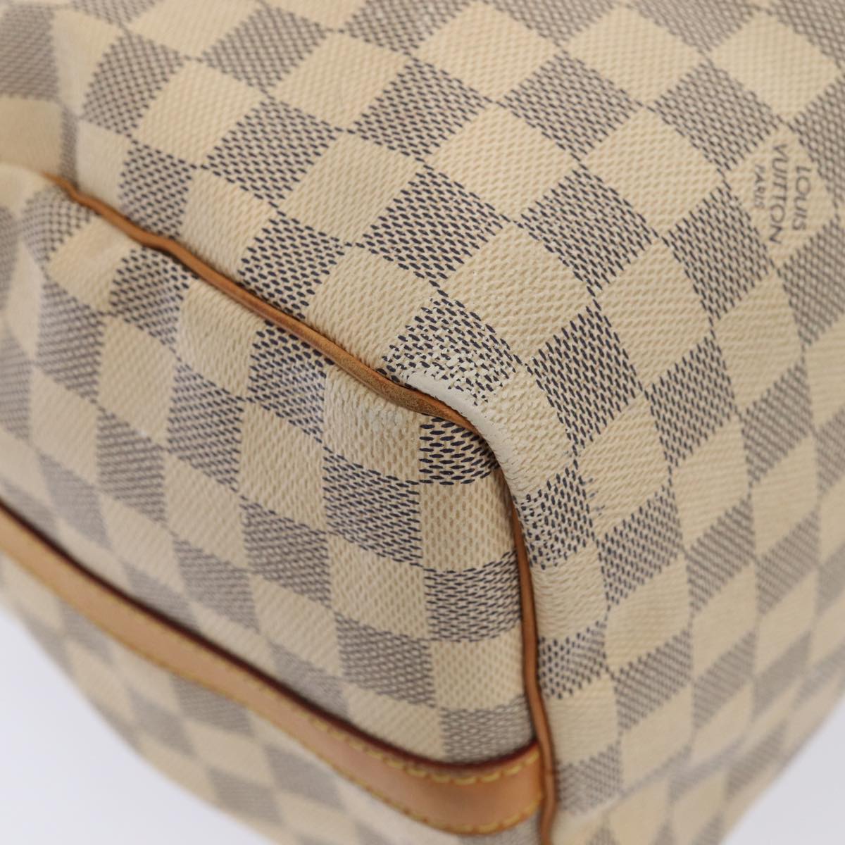 Louis Vuitton Speedy Bandoulière 30 White Canvas Handbag