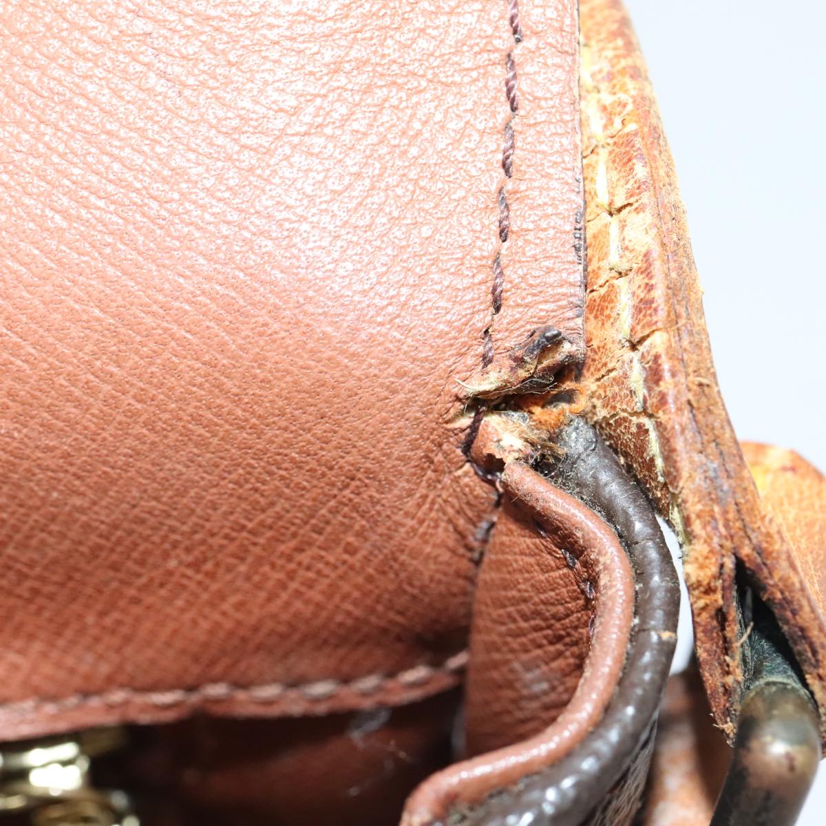 Louis Vuitton Chantilly Brown Canvas Shoulder Bag