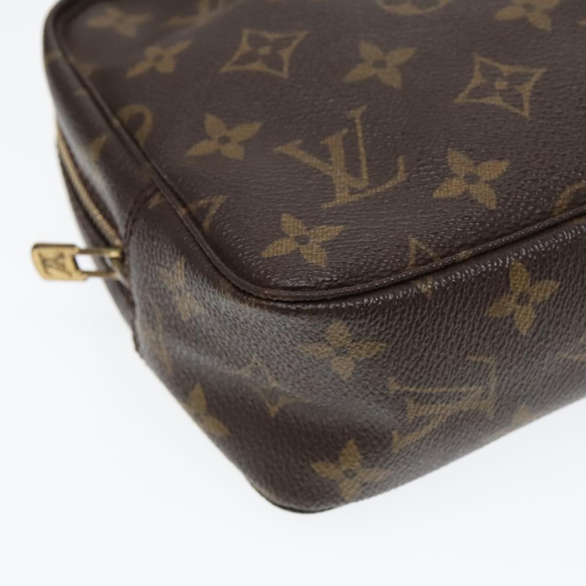 Louis Vuitton Truth Toilette 23 Brown Canvas Clutch Bag