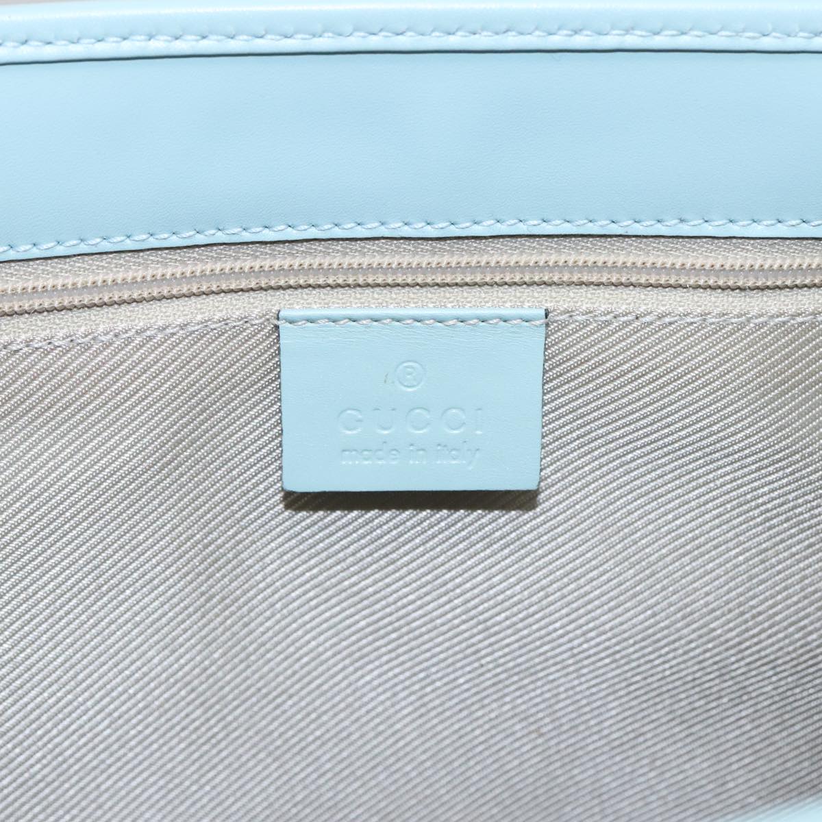 Gucci Jackie Blue Leather Handbag