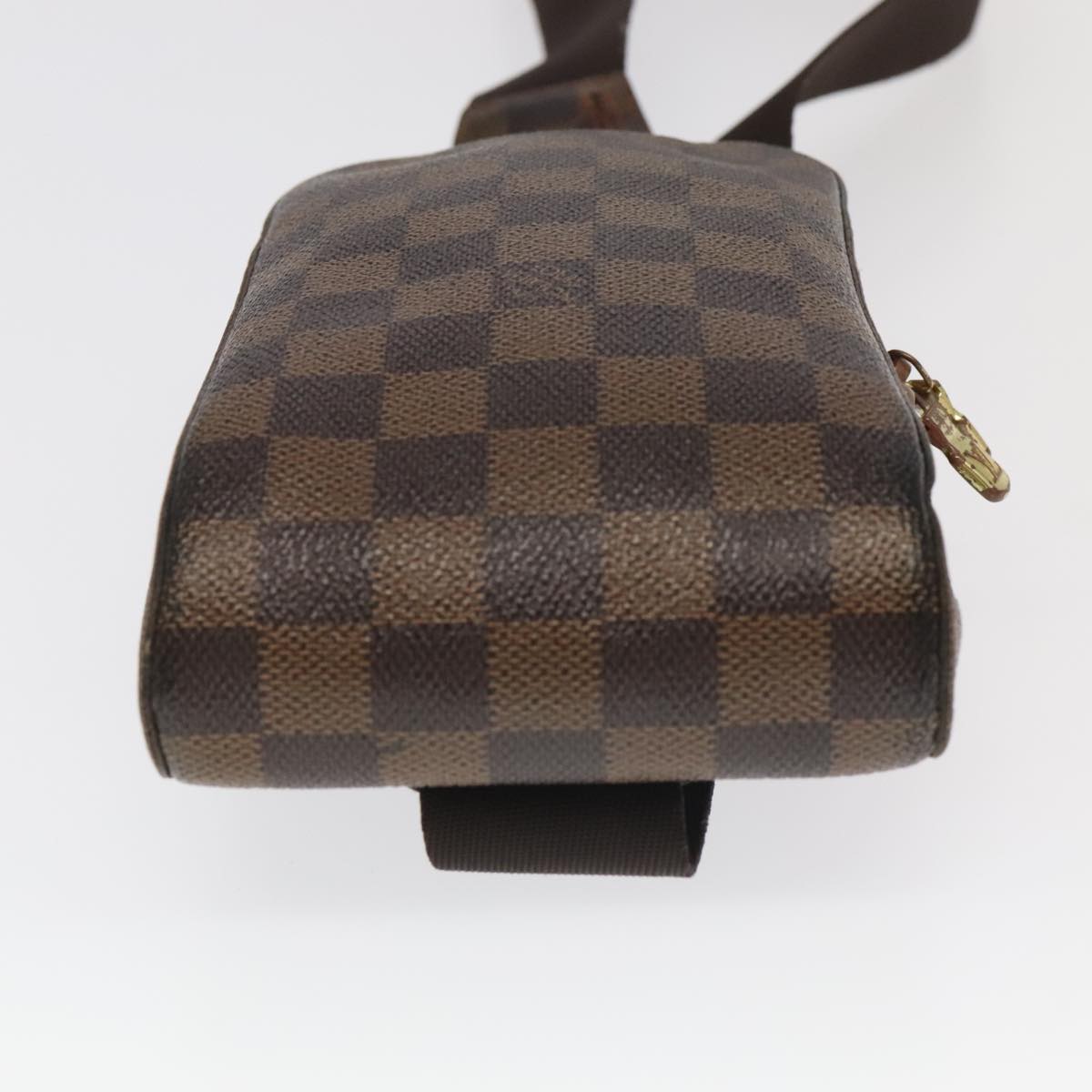 Louis Vuitton Geronimos Brown Canvas Shoulder Bag