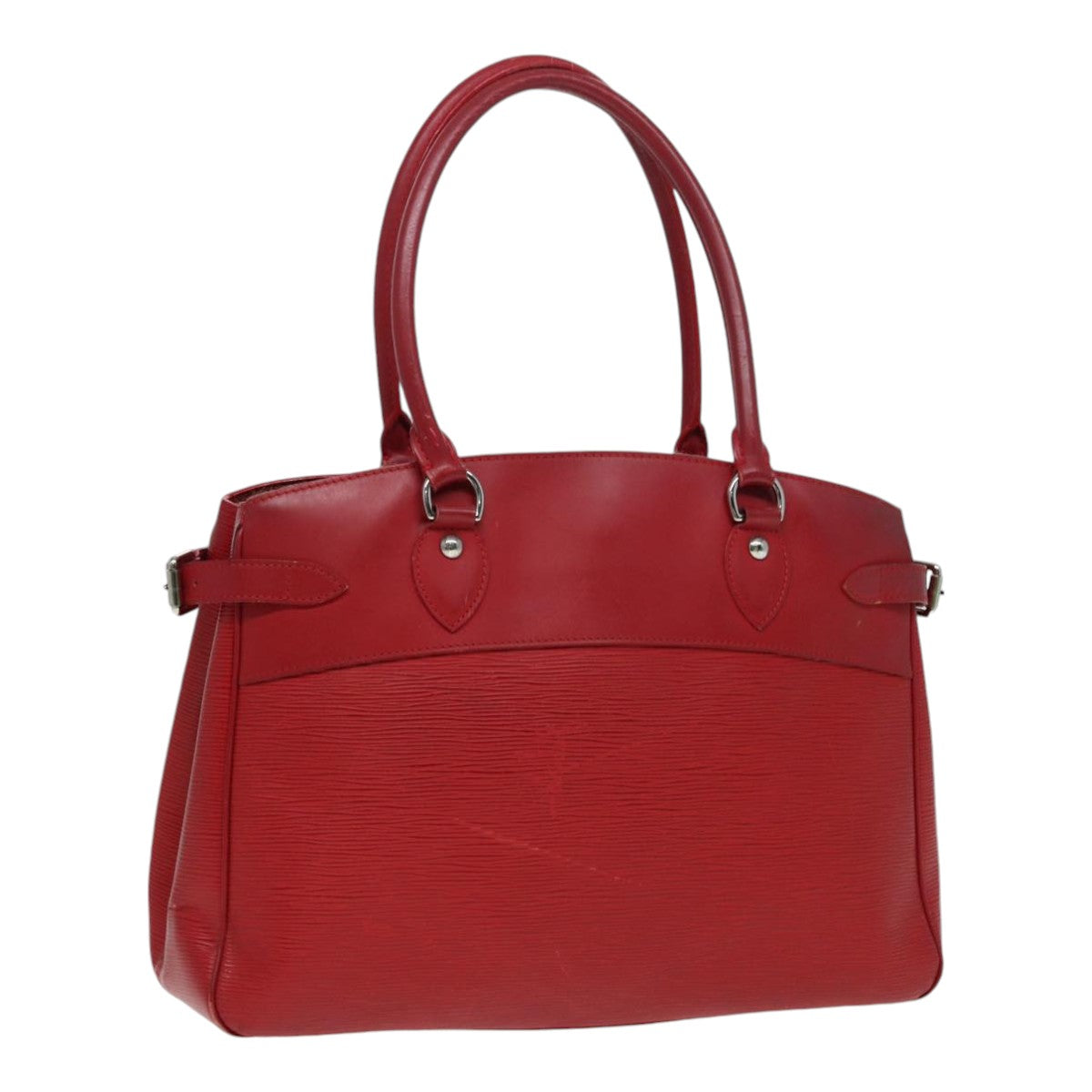 Louis Vuitton Passy Red Leather Handbag