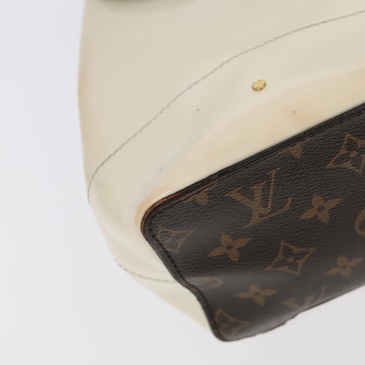 Louis Vuitton Hot Springs White Leather Backpack Bag