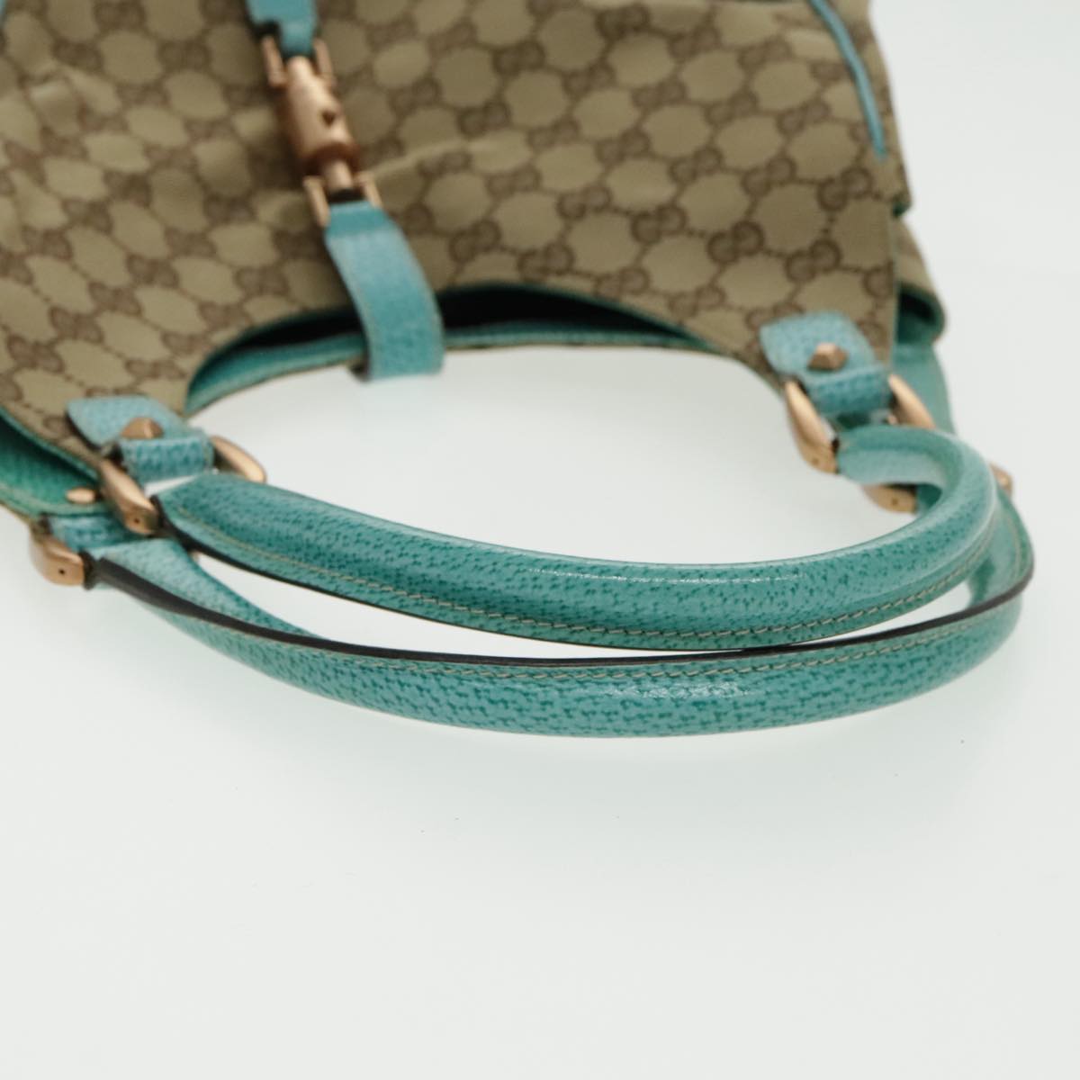 Gucci Jackie Beige Canvas Handbag