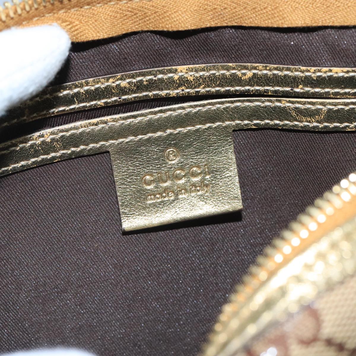 Gucci Gg Canvas Brown Canvas Handbag
