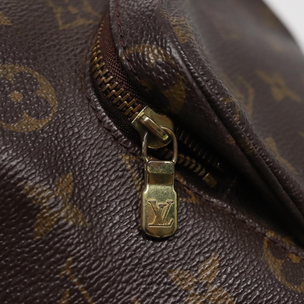 Louis Vuitton Montsouris Mm Brown Canvas Backpack Bag