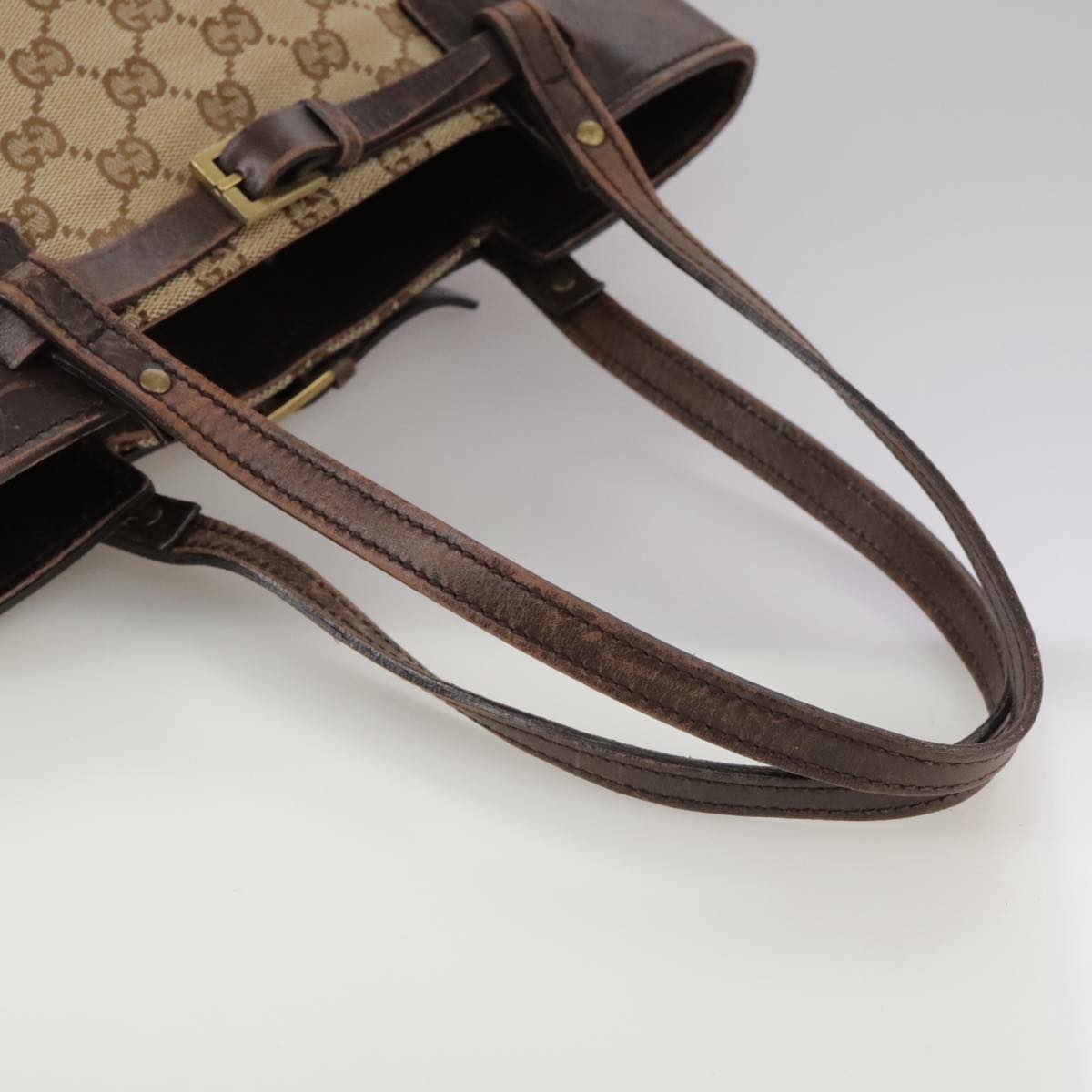 Gucci Gg Canvas Beige Canvas Tote Bag