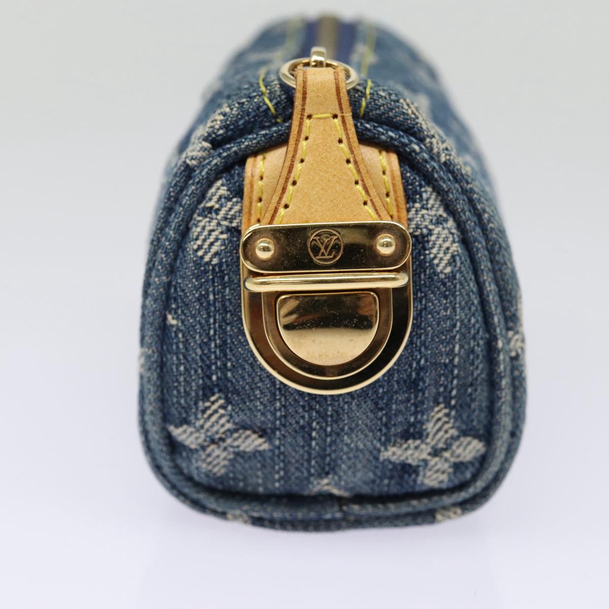 Louis Vuitton Trousse Pochette Blue Denim - Jeans Wallet