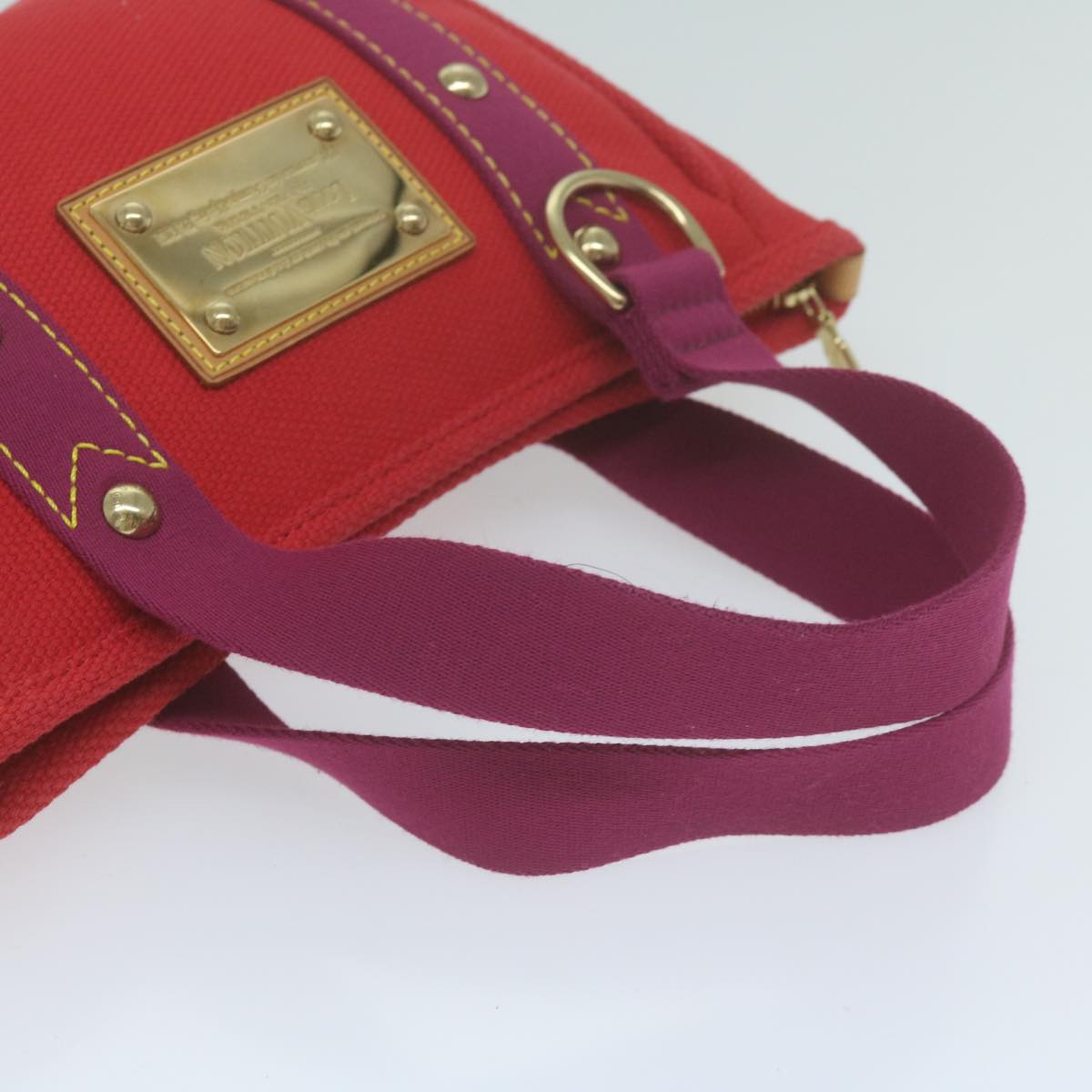 Louis Vuitton Cabas Red Canvas Tote Bag