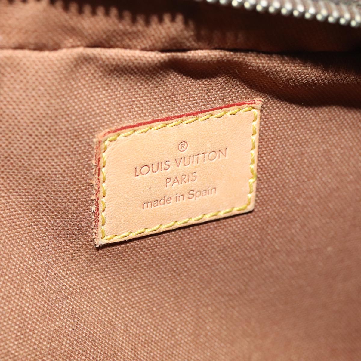 Louis Vuitton Geronimos Brown Canvas Clutch Bag