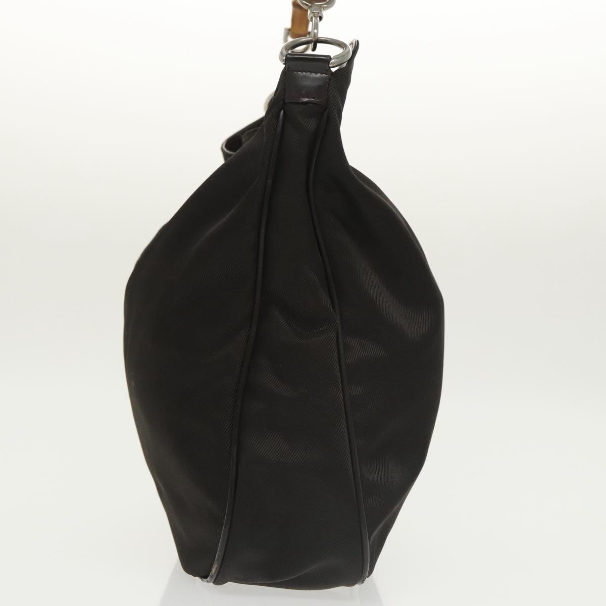 Gucci Bamboo Black Synthetic Handbag