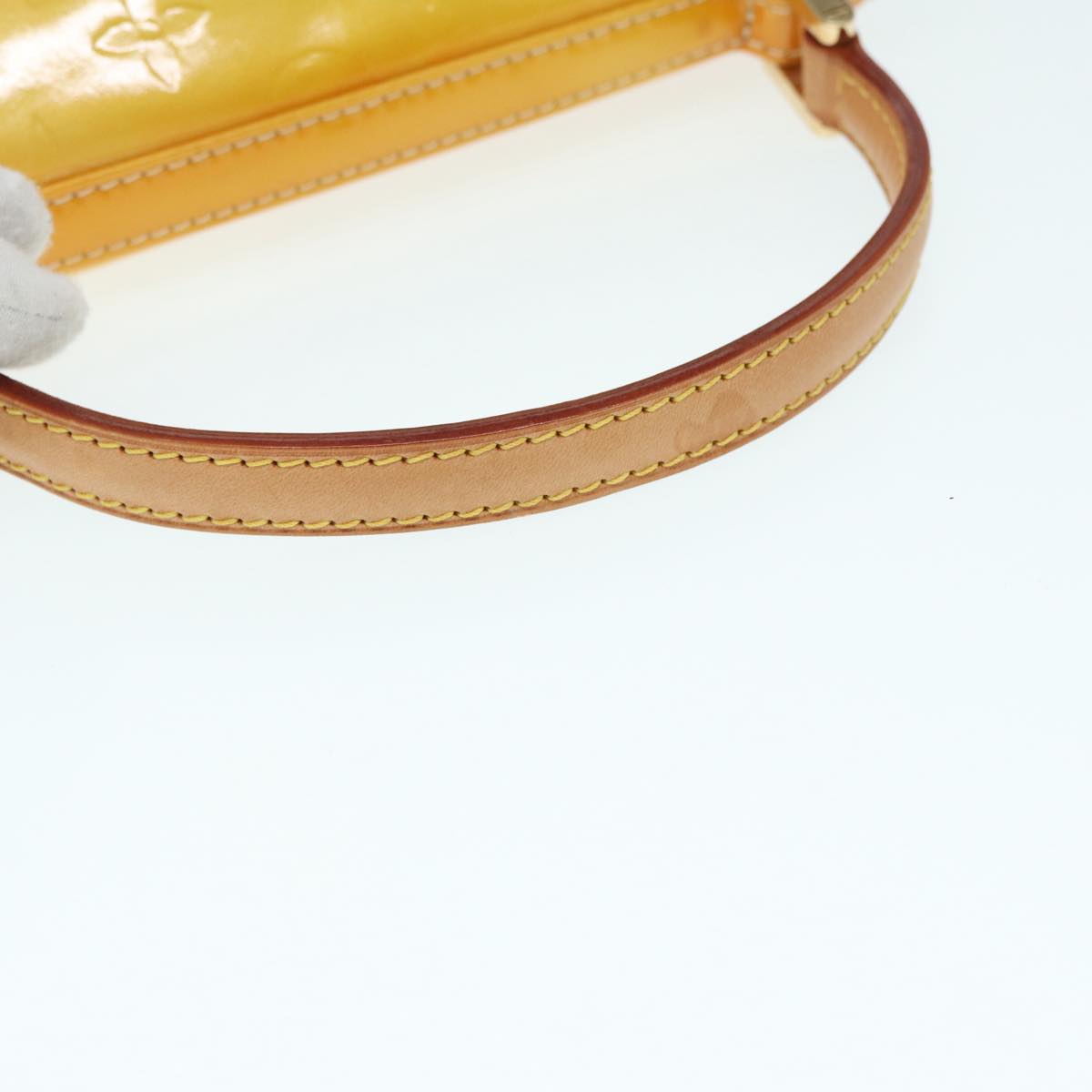 Louis Vuitton Spring Street Yellow Patent Leather Handbag