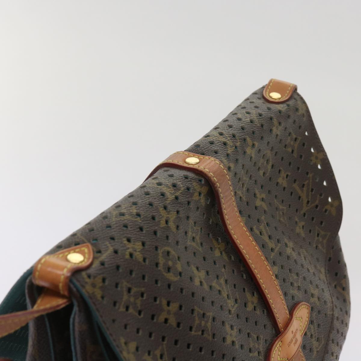 Louis Vuitton Brown Canvas Shoulder Bag