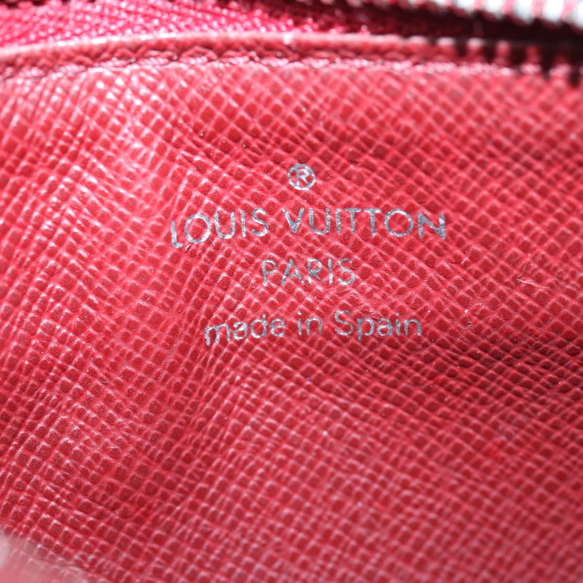 Louis Vuitton Keyring Red Canvas Wallet
