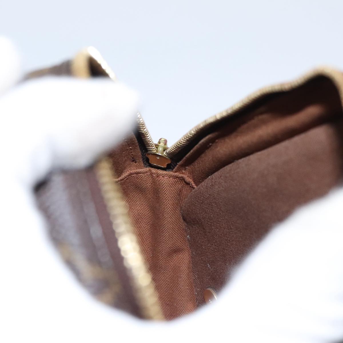 Louis Vuitton Pochette Gange Brown Canvas Shoulder Bag
