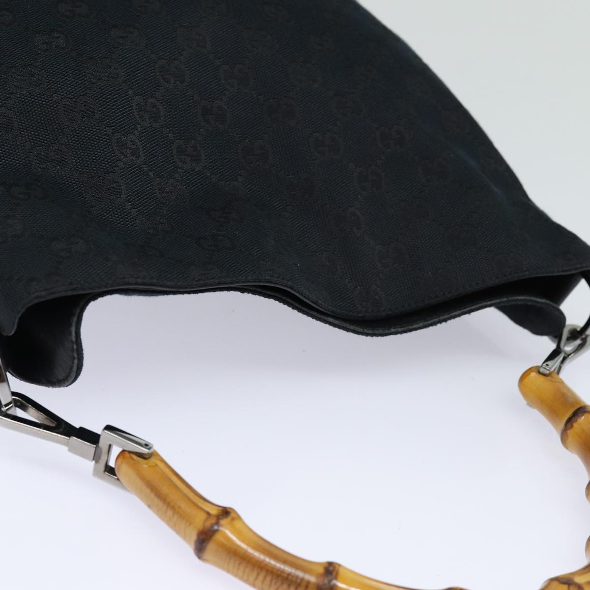 Gucci Marmont Gm Black Canvas Handbag
