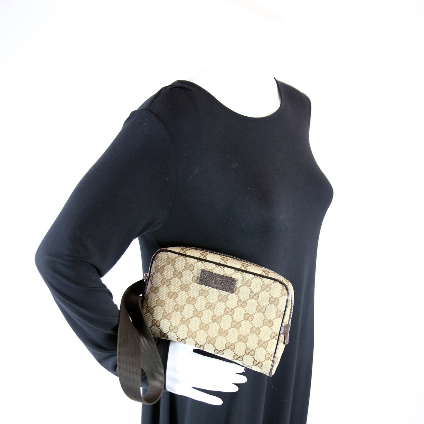 449174 GG Canvas Belt Bag