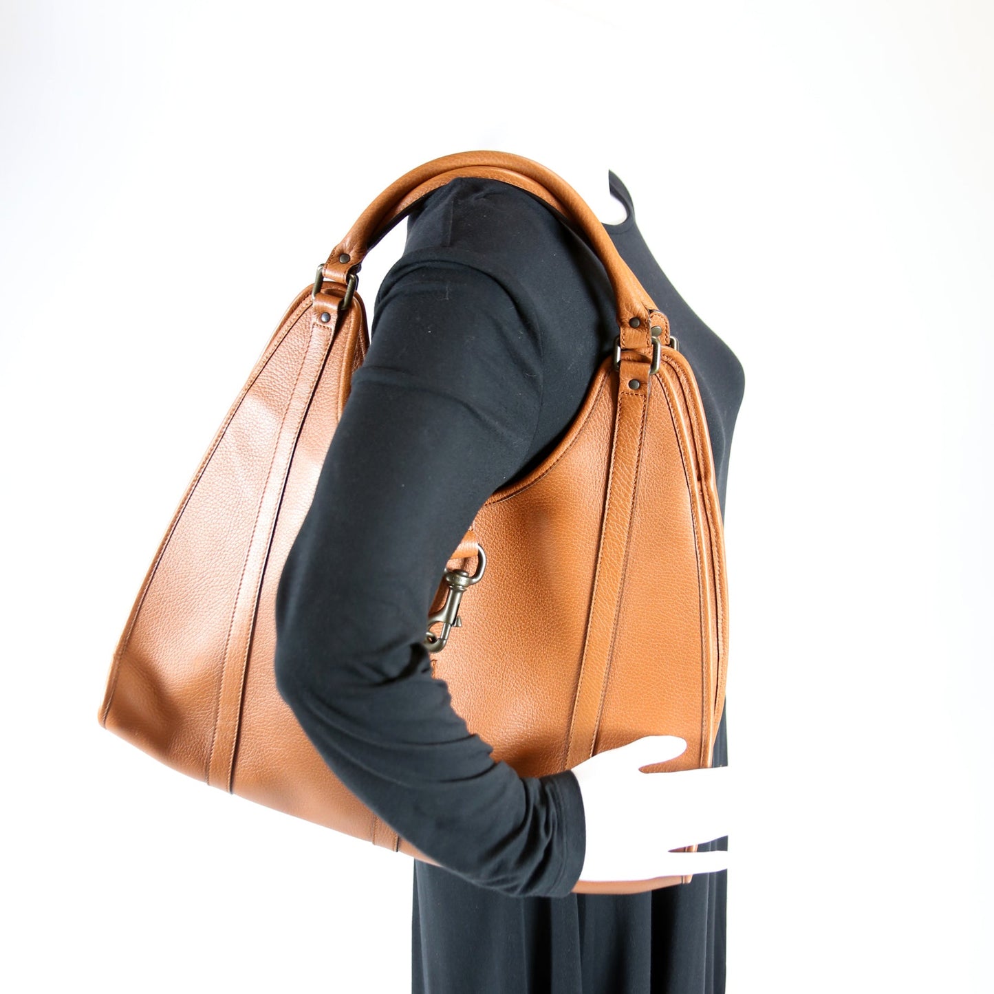 365698 Joy Leather Medium Shoulder Bag