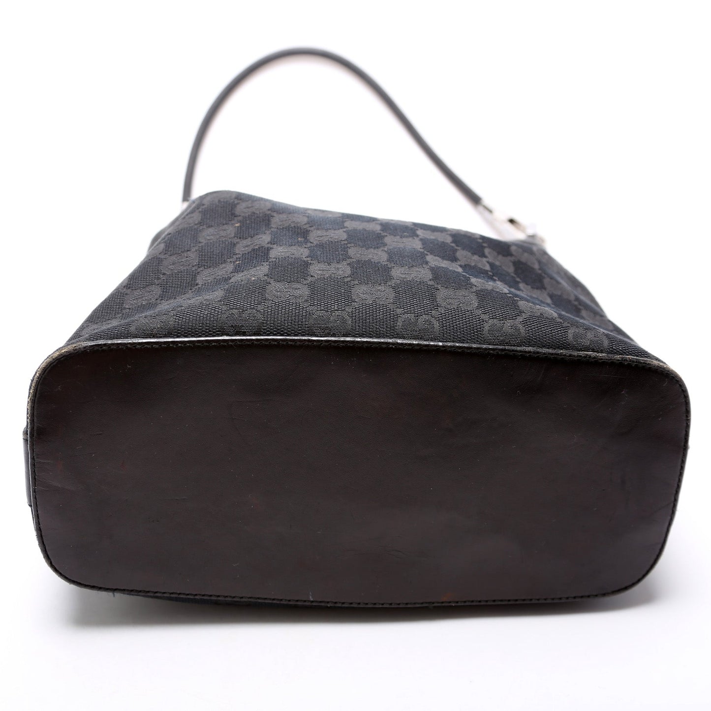 001-3814 GG Canvas Clasp Hobo