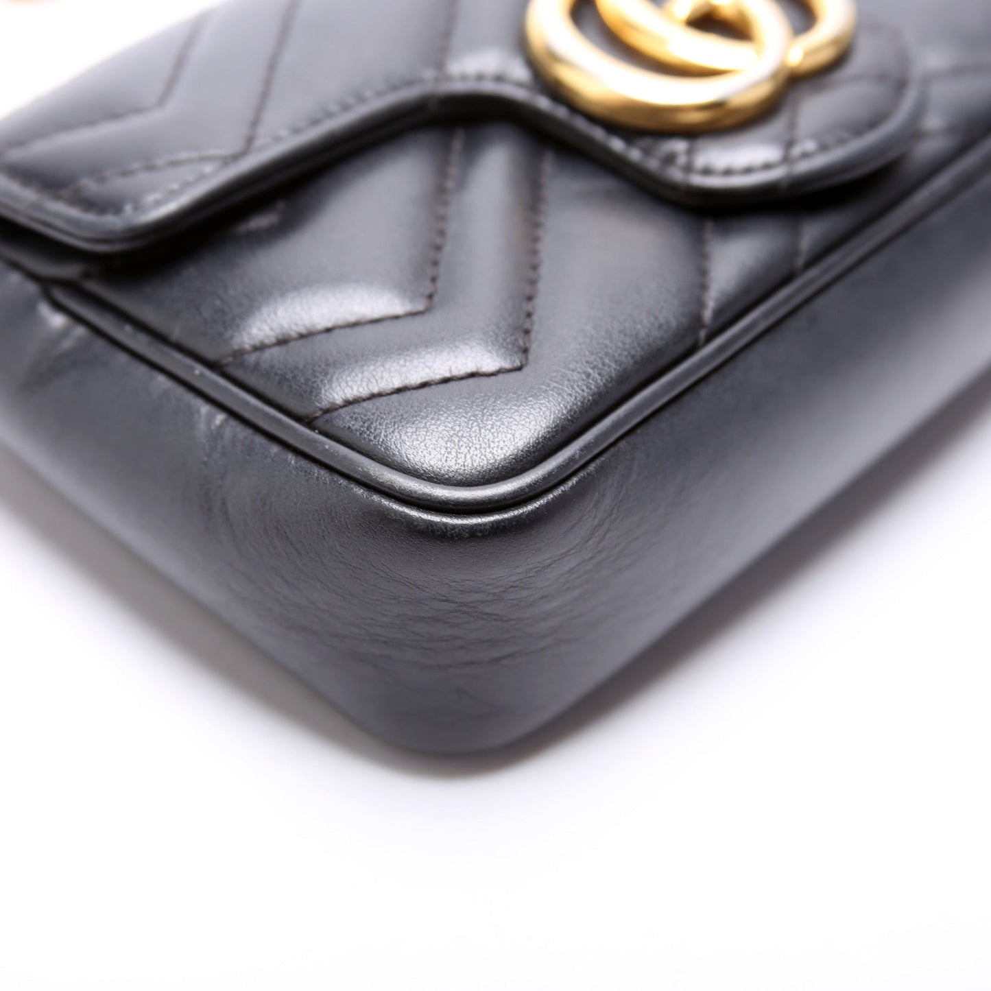 476433 Marmont Leather Super Mini Flap